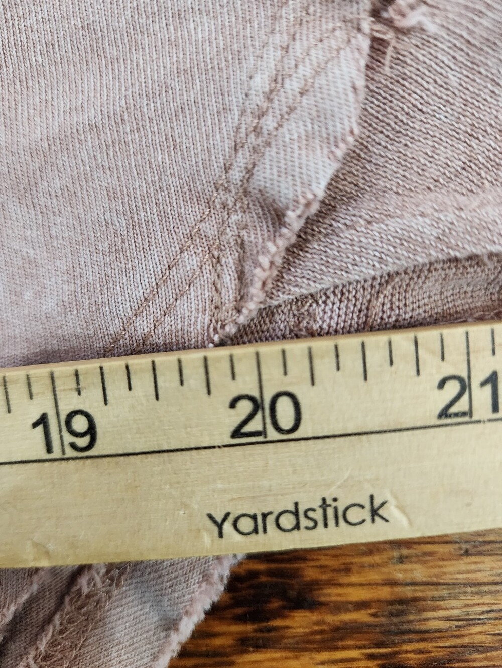 WE THE FREE Oversized Washed Mauve Long-Sleeve Henley Top - Picture 6 of 8